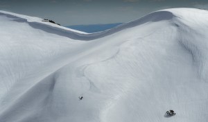 The Great Alpine Road accesses some big, open faces in Hotham's side country.
