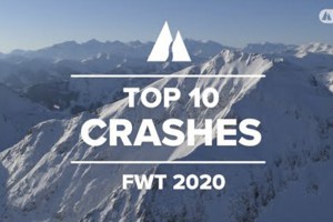 Freeride World Tour - Top 10 Crashes of the 2020 Season. Video