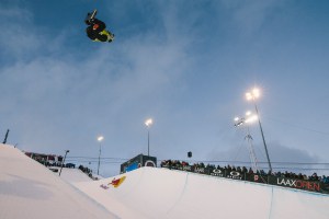 Scotty James performs at the Laax Open 2020 Halfpipe Finals in Laax, Switzerland on January 18, 2020 // Dominic Berchtold / Red Bull Content Pool // AP-22UV725KH1W11 // Usage for editorial use only //