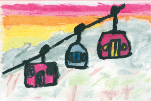 The winning artwork from Sophie, a year 3 student at Jindabyne Central School