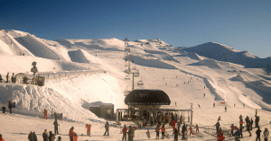 Cardrona looking good in yesterday's sunshine. The fine weather will end tomorrow.