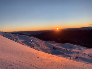 Cardrona yesterday and the run f fine weather wil continue area doc snow next week