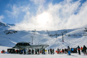 Mt Hutt yesterday. After a top up early in the weekend there are sunny days ahead for the South Island resorts.