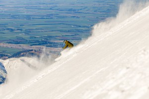 Mt Hutt was prime yesterday after a nice top up and there's more snow on the way. Photo: NZSki