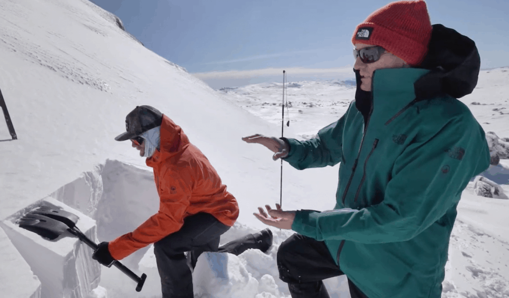 Backcountry Awareness Checking For Instability In The Snowpack. Video