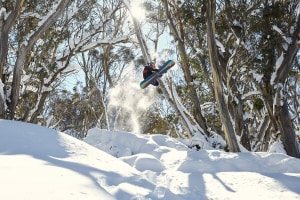 Valentine Guseli, freezing inThredbo last winter.Photo: Andrew Fawcett