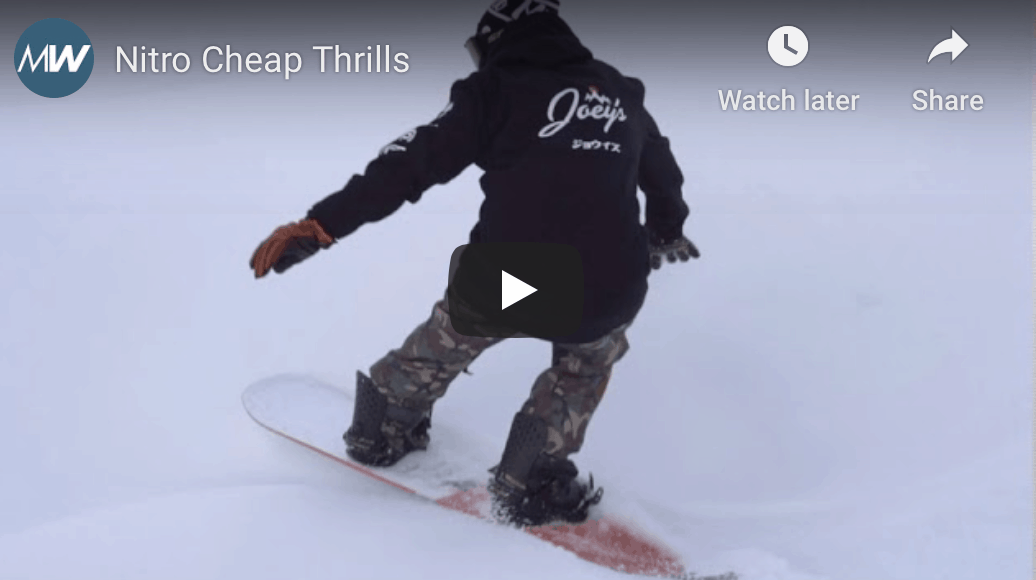 nitro cheap thrills snowboard