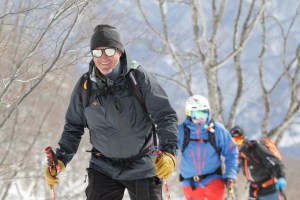 Guiding in Hakuba, Steve's smile says it all