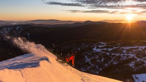 Anton Grimus, pre-season turns in Buller onMay 5, Photo: Teddy Laycock