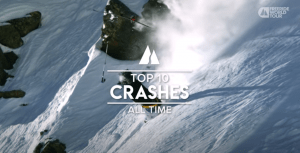 Freeride Word Tour - Top 10 Crashes of All Time. Must Watch Video