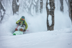 Myoko is called the powder capital of Japan for good reason - 15 metres average annual snowfall means there are a lot days like this. Photo: Grant Gunderson