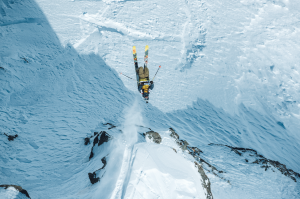 Ross Tester was leading the ratings going into Verbier but finished fourth yesterday and ended up second on the final ranking. Disappointing but second int he world in your rookie year isn't too bad. Photo: Bernard/FWT