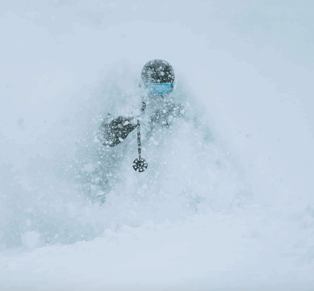 A powder day in Cortina