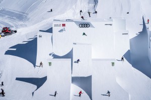 A pretty amazing set up in Crans Photo: Audi Nines