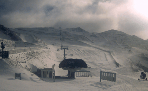 Cardrona this morning after 9cms in the past 24 hours. Photo: Cardrona