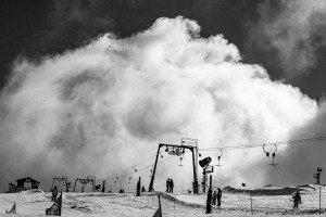 Clouds rolling in at Mt Buller. The weather changes quickly in the mountains but our forecast charts take in a lot of variables to narrow down the outlook. Photo: Tony Harrington 