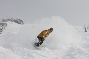 Perisher powder on Saturday, July 17. Photo: Perisher