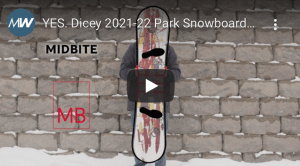 Gear Guide, Video Review - the Dicey from YES. Snowboards