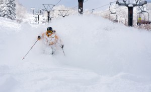 We're al looking forward to getting back to japan for powder like this. Photo: Luke Kneller