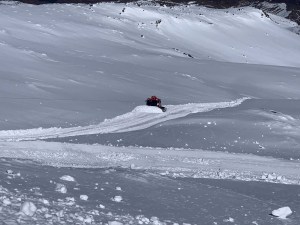 Plenty of snow in Turoa for cats to push in preparation for resigning tomorrow.