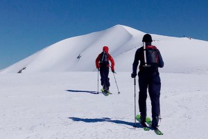 Perfect conditions in the Mina Range last Sunday where th snow pack is looking good. Photo: Doug Chatten/Snowy Mountains Backcountry