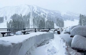 Mt Rose, just over a metre of snow in 24 hours. Photo: Mt Rose