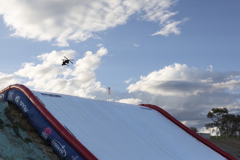 Airbag Jump Opens at National Snowsports Training Centre in Jindabyne
