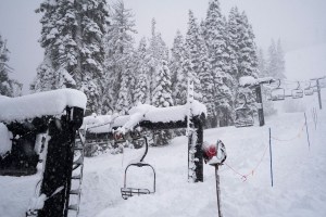 Bi too work to get the lifts spinning at Homewood on lake Tahoe's west shore. Photo: Homewood resort