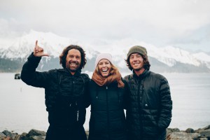 Jeremy Jones, Torah Bright and Sammy Carlson, 