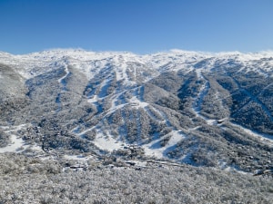 Thredbo under a blanket of fresh snow past winter. Photo: Thredbo