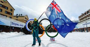 Sami Kennedy-Sim after hearing she'd have the honour of being flag bearer at the closing ceremony.