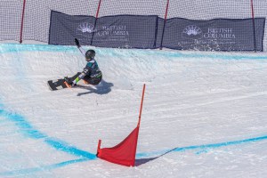 Ben Tudhope on his way to a World Cup win in Canada.