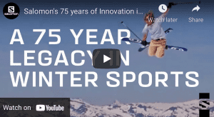 Salomon's 75 Years of Innovation in Winter Sports. Video