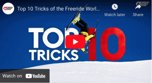 Top 10 Tricks of the 2022 Freeride World Tour. Video