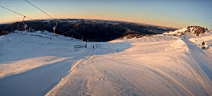 The top of Thredbo this morning. Another nice day ahead.