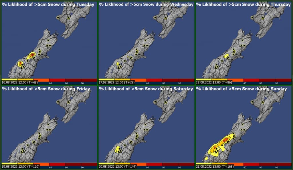 Queenstown Weather Queenstown Snow Forecast Mountainwatch