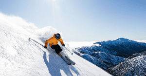 Perfect conditions in Mt Hotham a few weeks ago. Photo: Hotham Alpine Resort