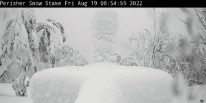 25cms of wet snow has fallen across the NSW resorts and Main Range