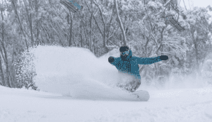 Pretty of snow this week and it was good powder day on Tuesday. Photo: Thredbo