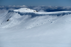 Debris below Kosci Cornice earlier this week. Photo: Mountain Safety Collective