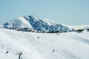 Spring conditions in Hotham yesterday. 