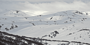 Cloud moving in over Mt Kossi they morning. Photo: Perisher snow cams