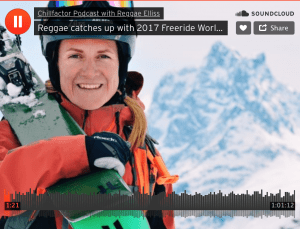 Chillfactor Podcast - Pro skier and 2017 Freeride World Champion Lorraine Huber on Freeskiing, Mental Strength and Growing Up In Torquay