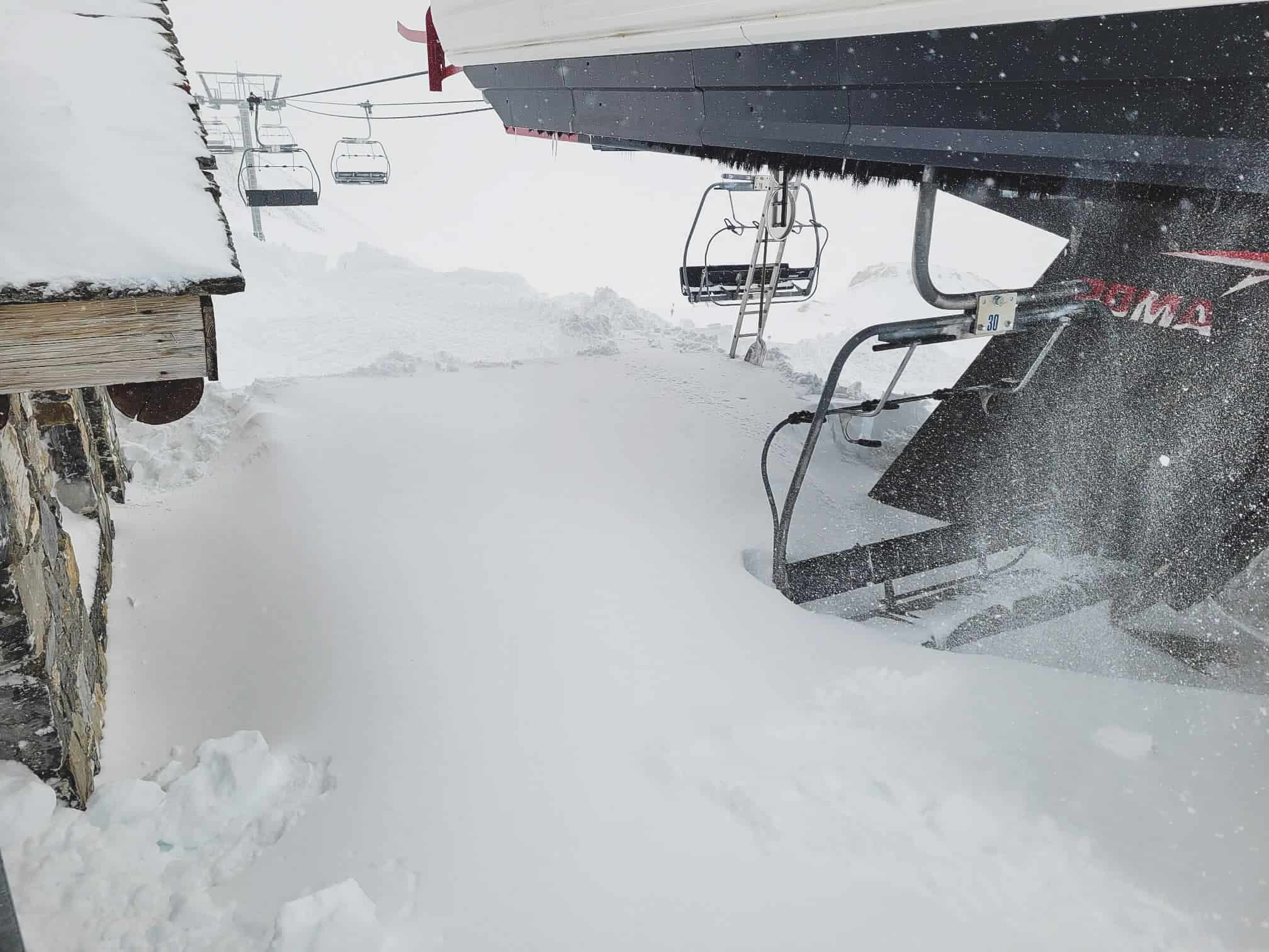 Last week's snowfall was on elf the biggest of the season for many resort in the Western Alps. Val d'idre on March 12