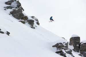 Airing off Treble Cone's Summit.