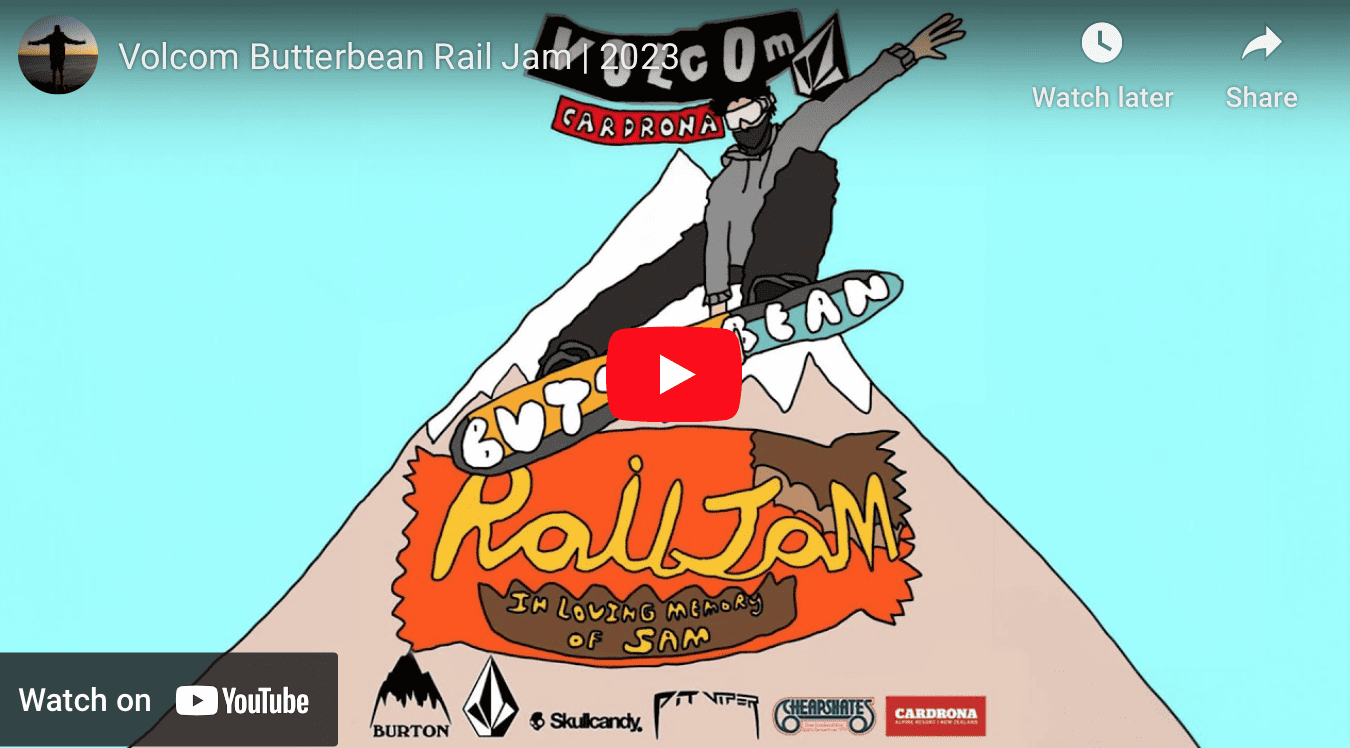 The Butterbean Memorial Rail Jam, Cardrona. Mountainwatch