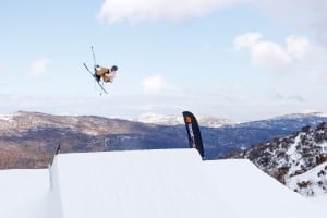 Thye Big Air is always popular withb competiros and specatatirs. cxatch it on Monday, August 28th. P{hoto: Thredbo