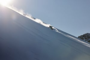 Andy James, freeriding in the NZ backcountry earlier this year. Phtoto; Camilla Rutherford