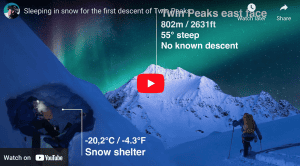 Nikolai Schirmer - Twin Peaks, The Longest Climb and Ski of the Winter. Video