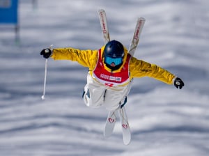 Lotte Lodge on her way to Youth Olympics silver in Gangwon on the weekend. Photo: Australian Olympic Team